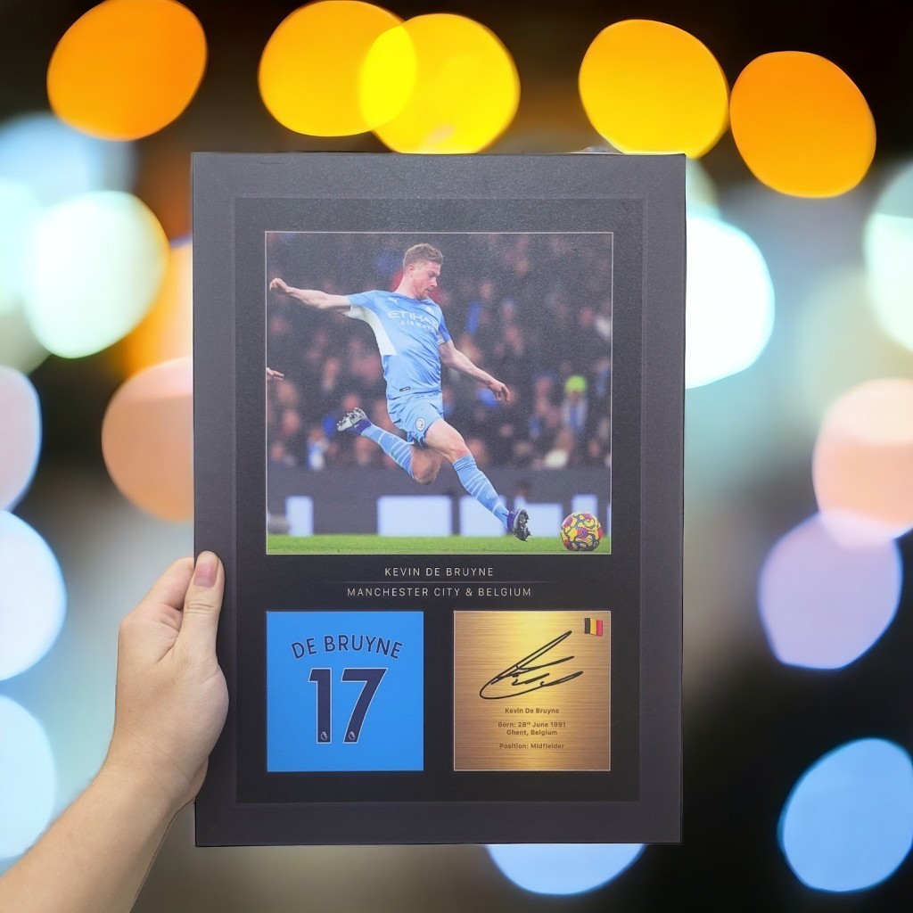FOOTBALL PAINTING ️ โปสเตอร์ Kevin De Bruyne ️