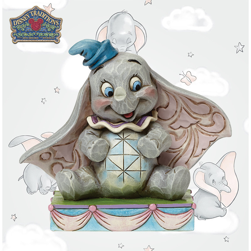 Enesco enesco Disney Dumbo ส่วนบุคคลท่าทางเครื่องประดับคอลเลกชันของขวัญวันเกิด