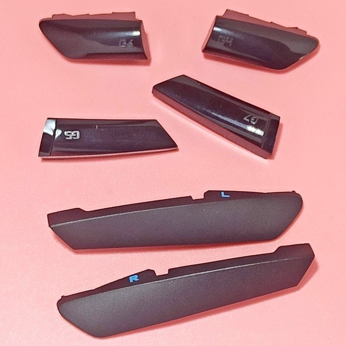 เมาส์ปุ่มด้านข้าง G4/G5/G6/G7 ด้านข้างปุ่มฝาครอบแผ่น L/R สําหรับ Logitech Mouse g900 g903 เปลี่ยนปุ่