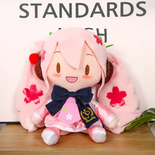 Kawaii H atsune Miku ยัดไส้ของเล่น ตุ๊กตาหมอนตกแต่งบ้านวันเกิดของขวัญคริสต์มาส Miku ของเล่นตุ๊กตา H atsune Miku ตุ๊กตา