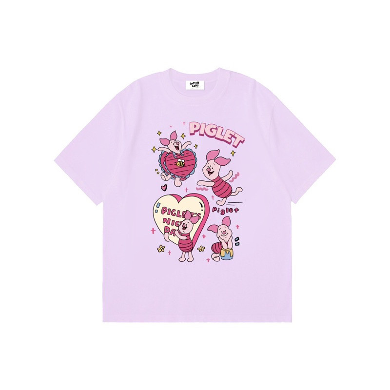 ใหม่ เสื้อยืดOversize(QottonLand)พิกเล็ต