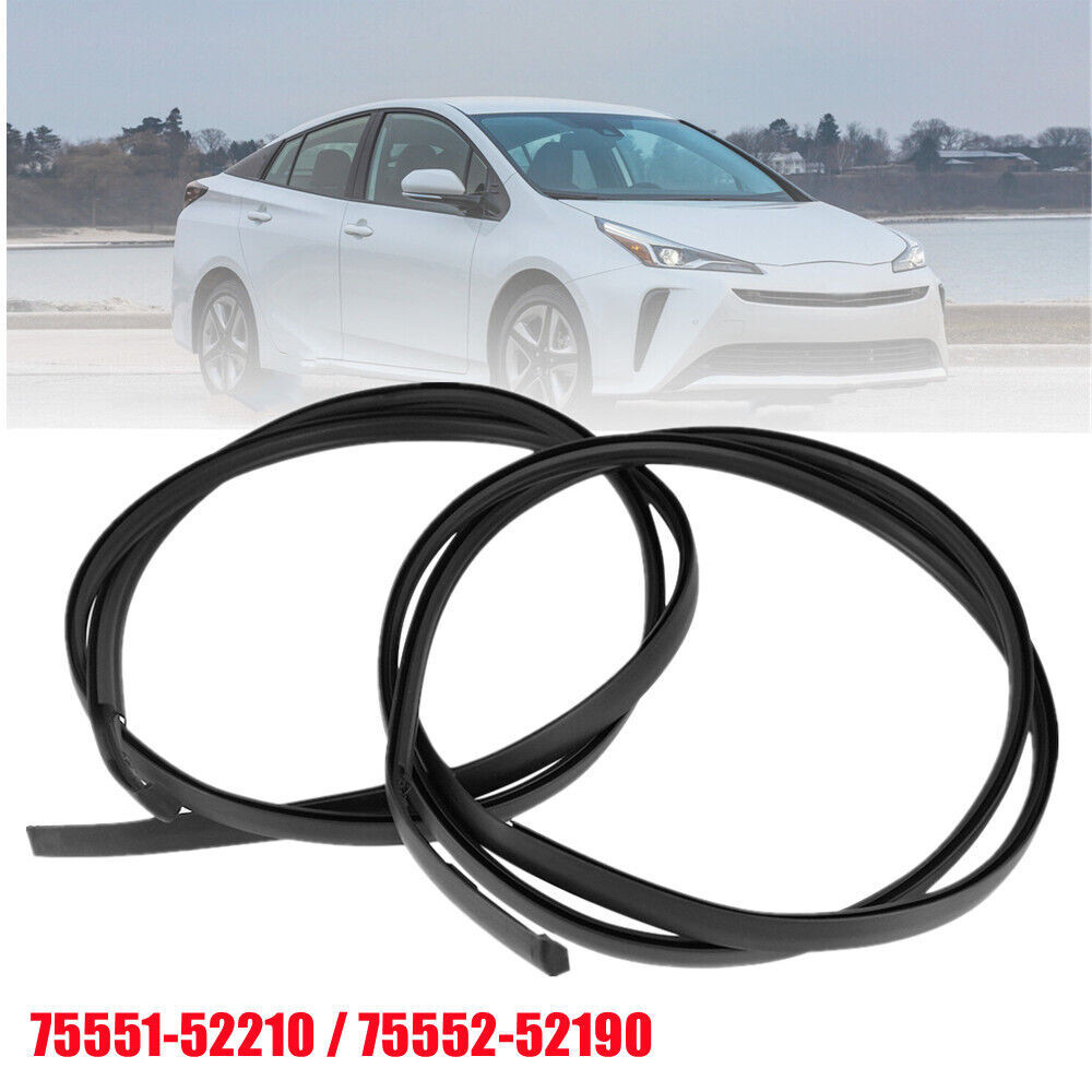 LH & RH คิ้วน้ําหยดหลังคา 75552-52190 75551-52210 สําหรับ TOYOTA Prius C 2012-2021