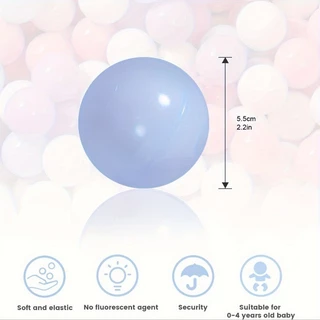 200ชิ้น มาการอง-สีปลอดสารพิษ บีพีเอ-ฟรี ลูกบอลพลาสติกอ่อนสําหรับเกมหลุมบอล, เต็นท์, โรงละครทารก, สระว่ายน้ํา, งานเลี้ยงวันเกิ