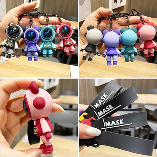 พวงกุญแจหมีน้อย น่ารัก การ์ตูน จี้กระเป๋านักเรียน จี้แฟชั่น Key chain ของขวัญวันเกิด