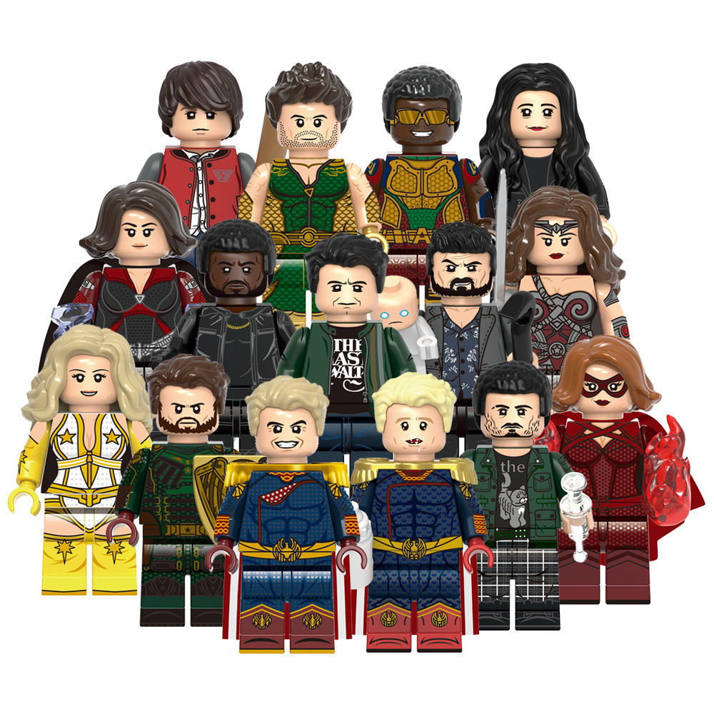 New Homelander Frenchi Billy Butcher Hughie Campbell Mothers Milk Ryan Kimiko Block Toys