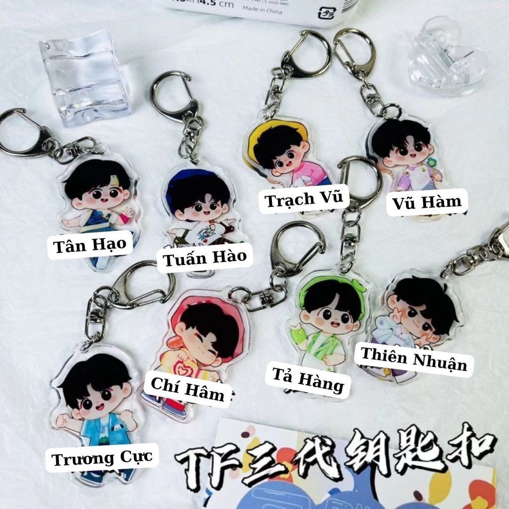 พวงกุญแจพิมพ์ TF Family ver Chi Chi Chi Chi Ham Truong Trach Vu Truong Cuc Ta Hang To Tan Hao อุปกรณ
