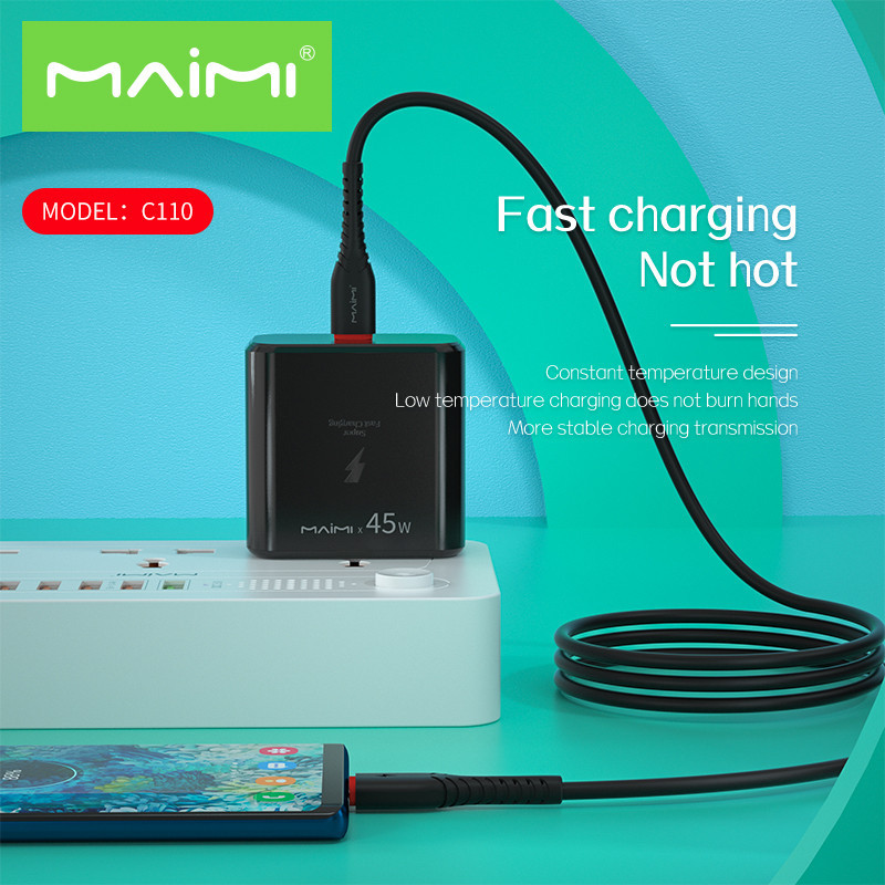 Maimi หัวชาร์จ (รุ่น C110) 45W ชาร์จเร็ว หัวชาร์จไทป์ซี รูปที่ 5