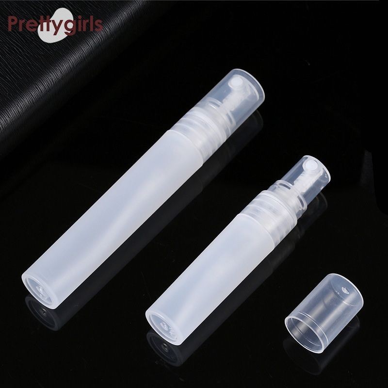 PY.th10ml ขวดสเปรย์พลาสติกฝ้าน้ําหอมเครื่องสําอางแบบพกพา Fine Mist ขวดบรรจุย่อย-PY