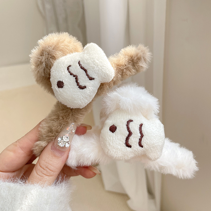 แฟชั่นน่ารักปลาตุ๊กตากิ๊บผู้หญิงผมหนีบ