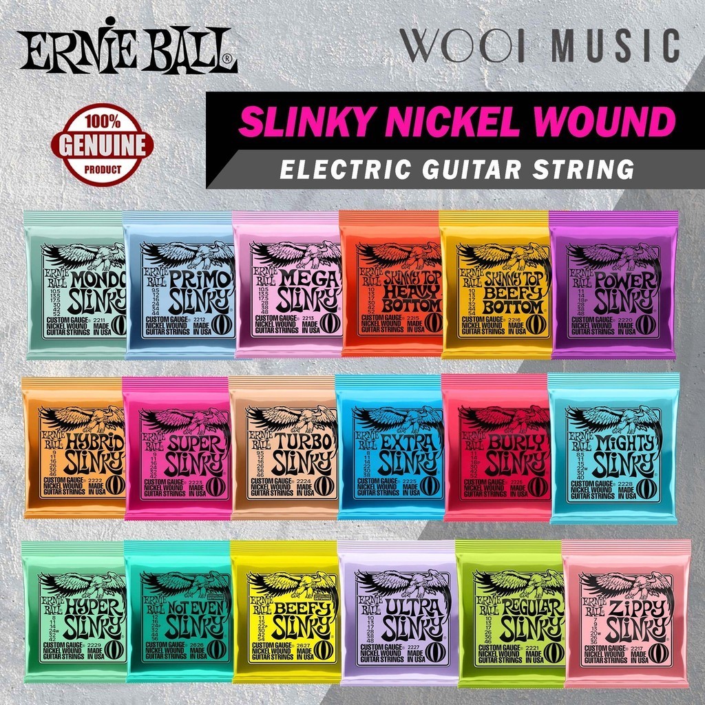 Ernie Ball Slinky Nickel Wound สายกีตาร์ไฟฟ้า -