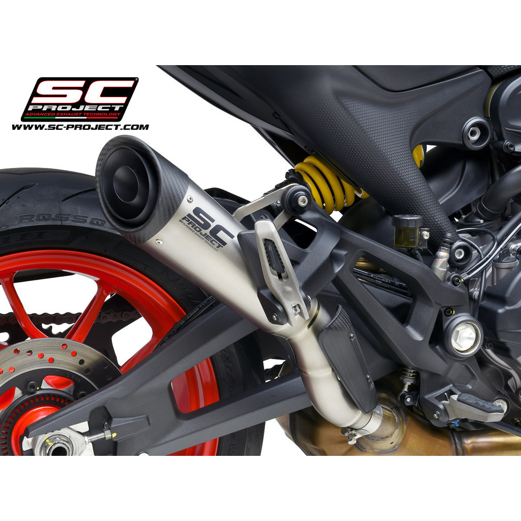 ท่อSC-PROJECT สำหรับ DUCATI MONSTER 937 (2021 - 2024) | S1 Muffler Titanium