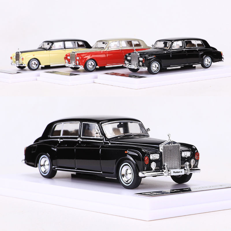 DCM 1:64 Rolls-Royce Phantom VI โมเดลรถโลหะผสมหล่อของเล่นรถคอลเลกชันของขวัญวันเกิด