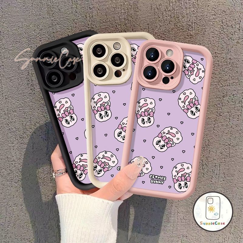 แฟชั่นกระต่ายการ์ตูนดูเดิลน่ารัก เคส Redmi 10A 9T 12C 13C 12 A1 10C Note 13 12 10 8 11 Pro 9 11s 10s POCO M3