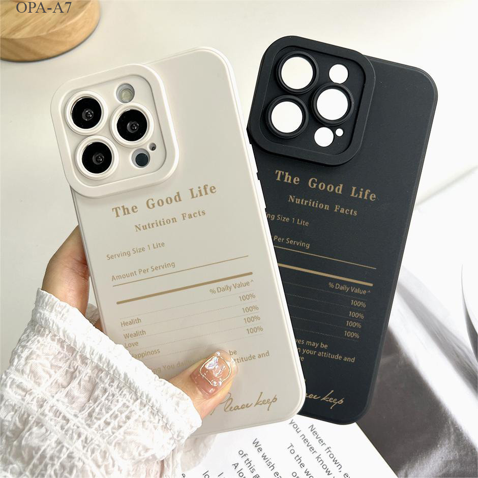 OPPO A7 A5S A12 A9 A31 A3S A53 A15 A15S A16 A93 A76 A36 A96 A57 A77S Reno 8Z 7Z 5G 2020 2022 เคสออปโป้ เปลือกนุ่ม เคส