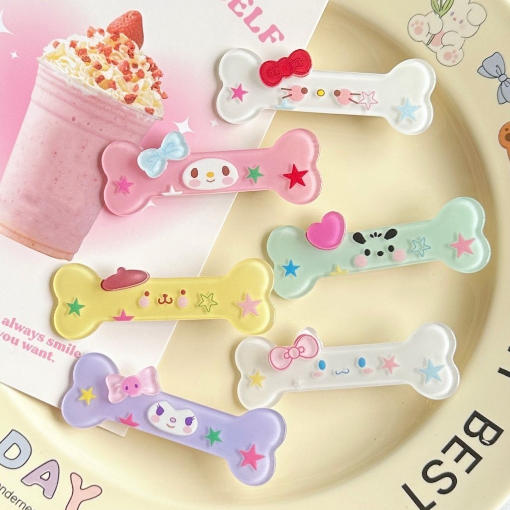 SANRIO การ์ตูนน่ารัก ซานริโอ กระดูกขนาดเล็กกิ๊บ อินสตาแกรม สาวหวานเรียบคลิปเป็ดญี่ปุ่นจะงอยปากคลิป