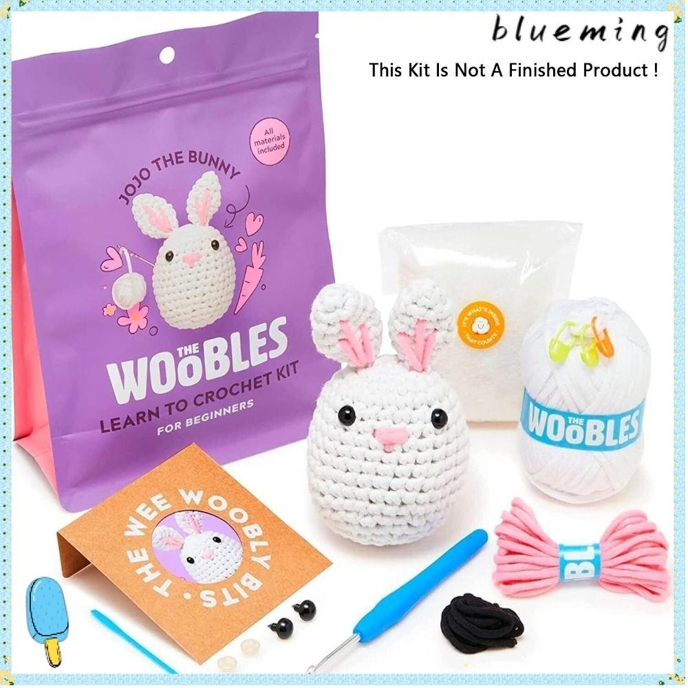 Blueming2 โครเชต ์ ตุ ๊ กตาสัตว ์ Kit, Handmade DIY ชุด DIY โครเชต ์ Kit, เริ ่ มต ้ นผลิตภัณฑ ์ ไม ่ เสร ็ จสิ ้ นเส ้ นด ้ ายฝ ้ ายชุดชุดชุด