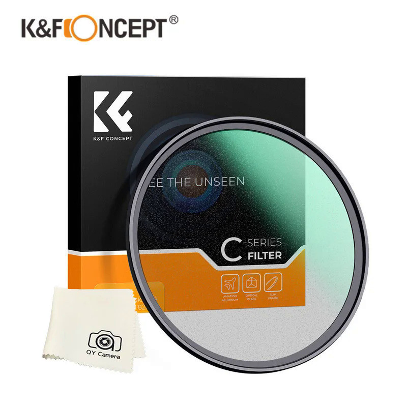 K&F Concept 1/2 1/1 1/4 1/8 Black Mist Diffusion Lens Filter 67 72 77 82 mm Blcak Mist Filtro 49mm 5