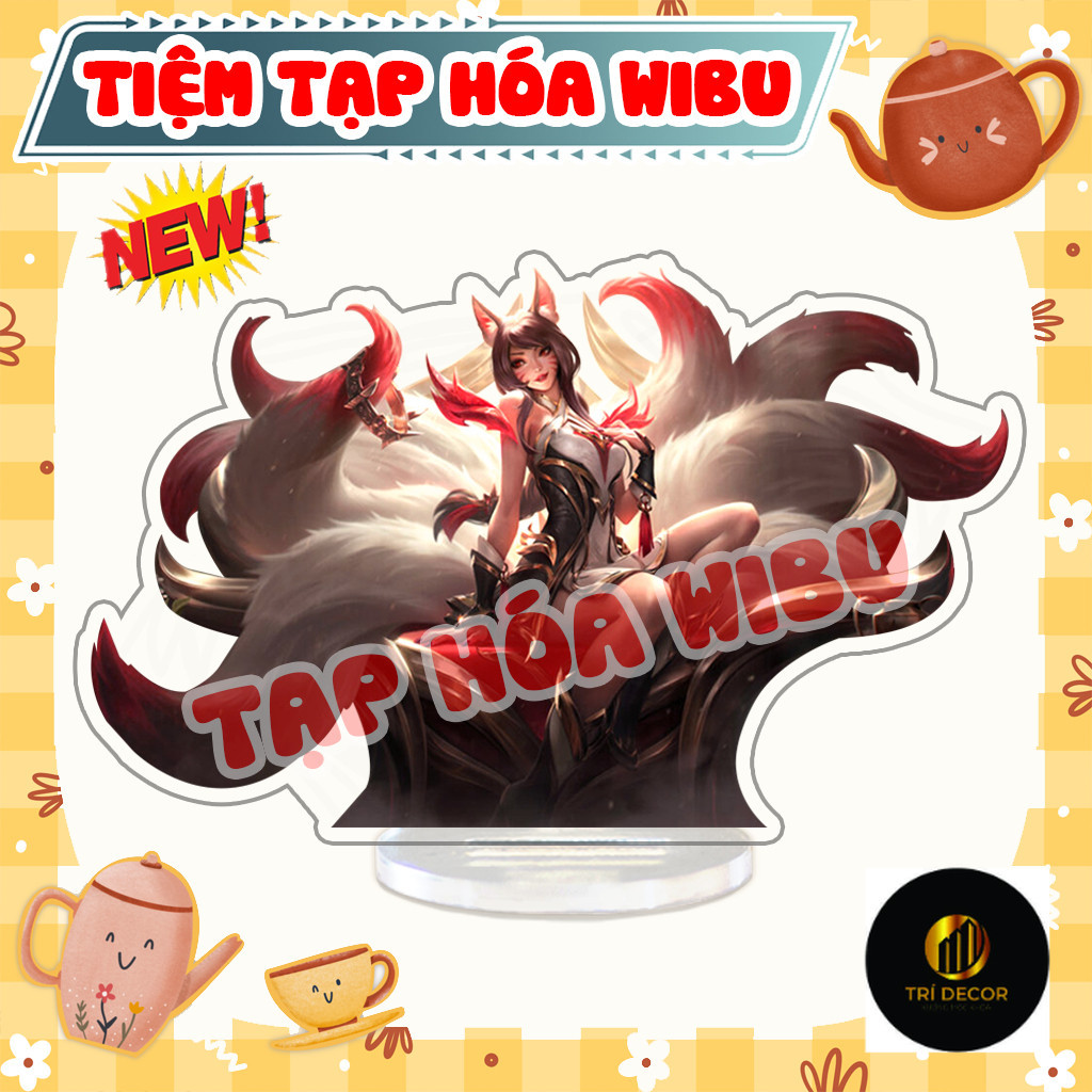 รูปปั้นสแตนดี้อะคริลิค รุ่น T1 Faker Ahri Hall of Fame Skin RP League of Legends