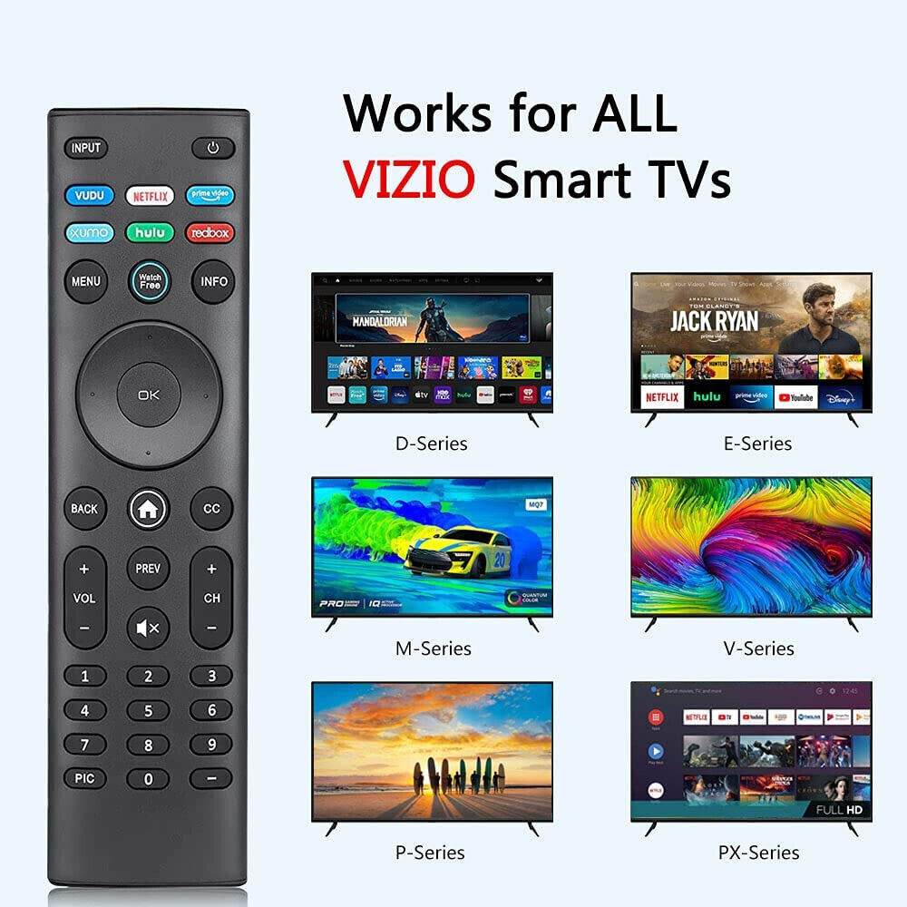 Universal Vizio รีโมทคอนโทรล XRT140 fit สําหรับ Vizio LCD LED สมาร์ททีวี