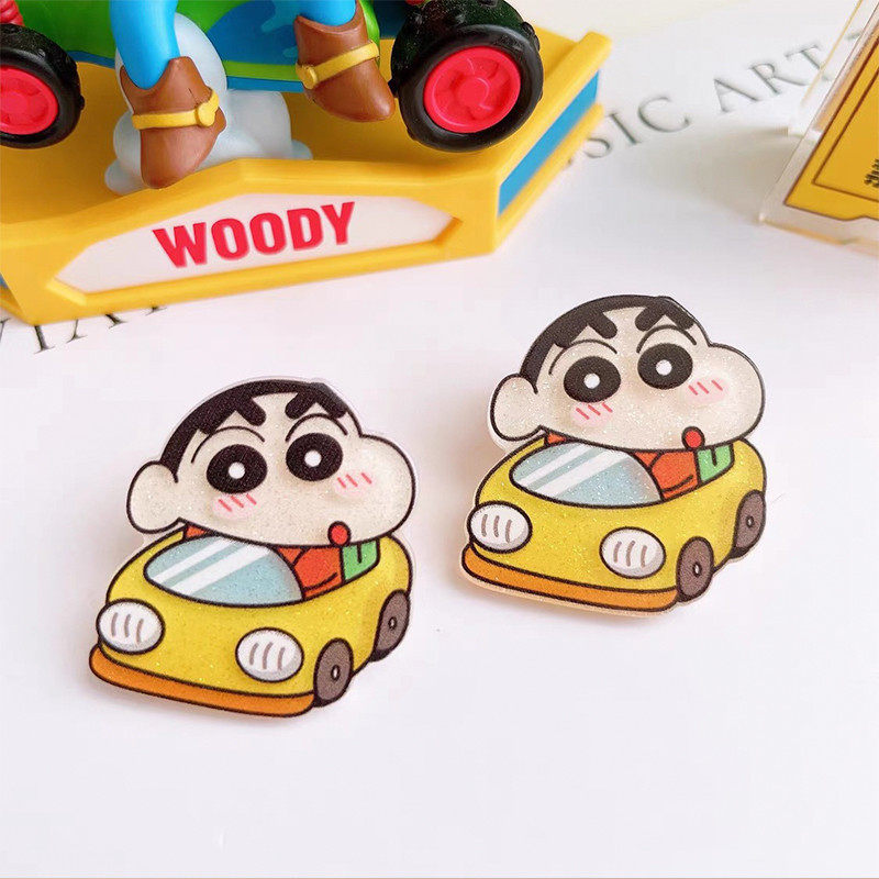 Phone Grips วงเล็บโทรศัพท์ Phone Bracket Phone Stand Holder มือจับโทรศัพท์ Shinchan สัตว์ cute puppy โปคาโก้ สุนัข