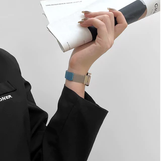 สายสแตนเลส + เคสสําหรับ Huawei Band 11 11pro 10 9 8 7 6 6Pro สมาร์ทนาฬิกา Milanese Wirst Loop สร้อยข้อมือแม่เหล็กสําหรับ Honor Band 7 6 สายรัดข้อมืออุปกรณ์เสริม