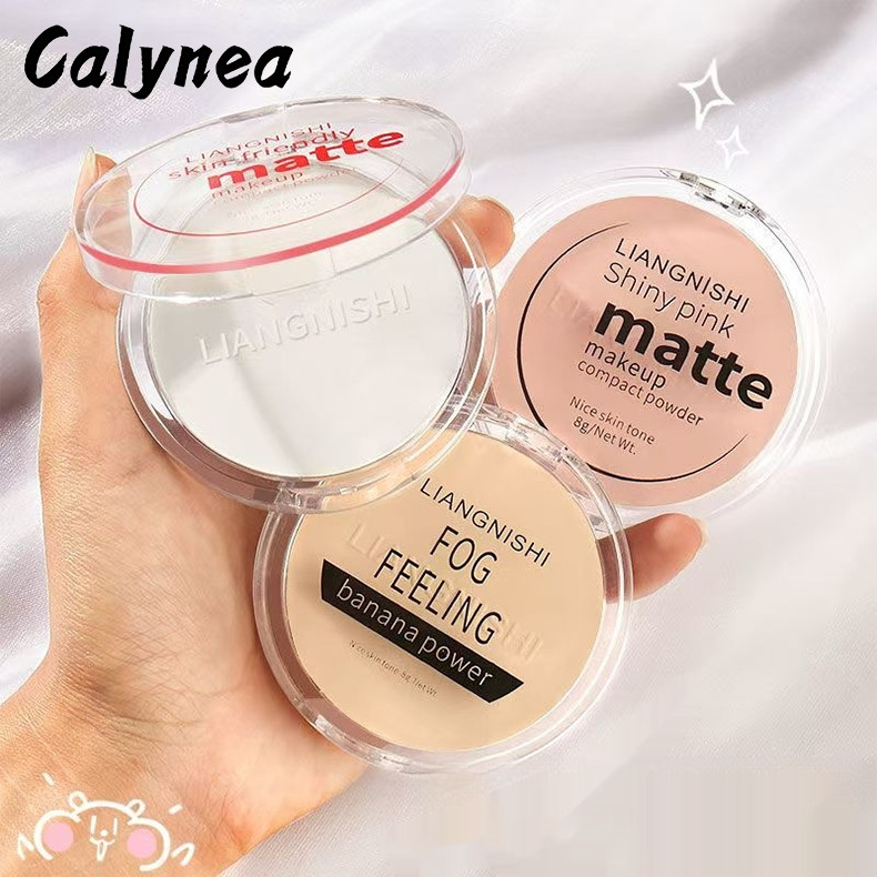 CALYNEA แป้งพัฟ แป้งเบลอรูขุมขน กันเหงื่อ กันน้ำ คุมมัน โปร่งแสงลมความมันบนใบหน้า