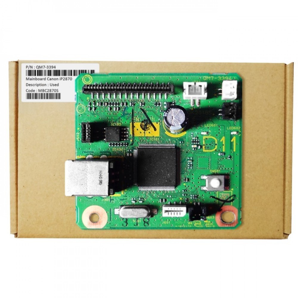 เมนบอร์ดเครื่องพิมพ์ Canon ใช้ IP2870 iP-2870 Logic Board IP2870 MP237 MP287 MG2570 TS307 G1000 G200