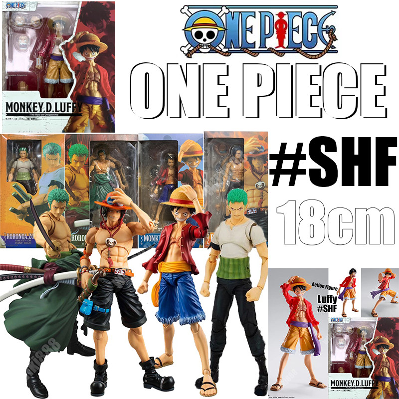 ใหม่ 2024 ONE PIECE FILM STRONG WORLD Action Figure Luffy Ace Zoro SHF ONE PIECE Action Figure Luffy ตุ๊กตาของเล่นสะสมของขวัญ