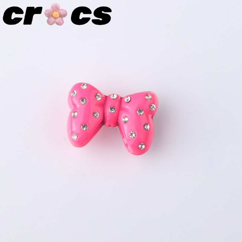 Jibbitz จี้คริสตัลเพชร โลหะ แฟชั่น อุปกรณ์เสริม สําหรับรองเท้า crocs