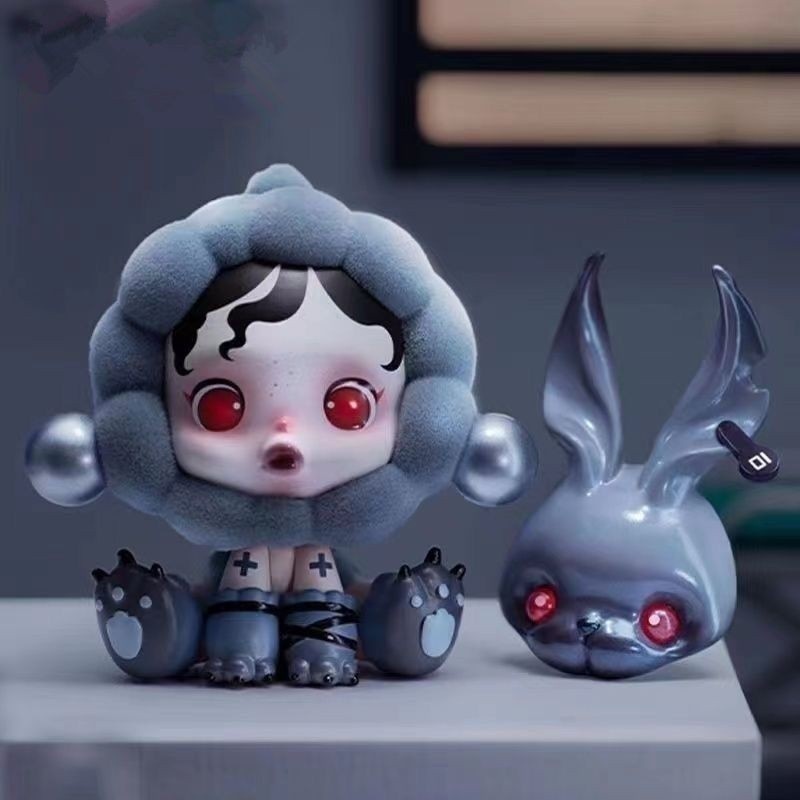 Popmart sp7 Generation Dream Food Animal Series Mystery Box รูปสาวน่ารักอินเทรนด์ของขวัญตุ๊กตาตกแต่งของขวัญวันเกิด YBZR