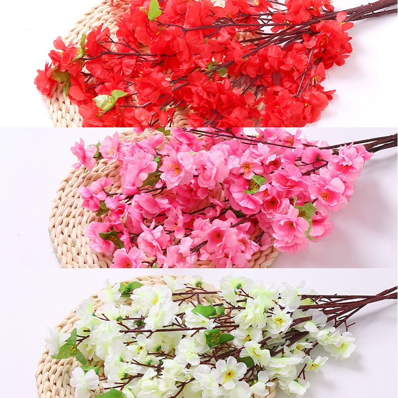 65ซม ดอกไม้ดอก ดอกไม้ประดิษฐ์สําหรับตกแต่ง ช่อดอกไม้ปลอม ตกแต่งบ้าน