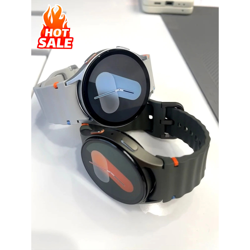 Original Band สําหรับ Samsung Galaxy Watch 7 6 5 4 44 มม.40 มม./FE/Pro/คลาสสิกซิลิโคนกีฬาเข็มขัดสร้อยข้อมือ Galaxy นาฬิกา 7 สาย