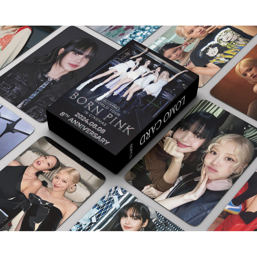 Photocard BLACKPINK การ์ดโลโม่วาเลนไทน์น่ารักครบรอบ 8 ปี