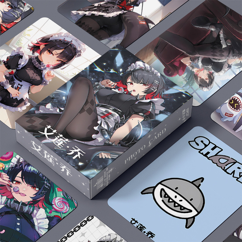 [ในสต็อก] อะนิเมะ55ชิ้น zenless โซนศูนย์ ellen โจเลเซอร์ LOMO บัตร ellen โจสภาพแวดล้อมของบัตรขนาดเล็กในกล่องสามนิ้ว