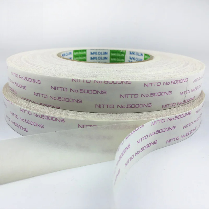 Nitto NITTO NO.5000NS เทปสองด้านบางเฉียบที่แข็งแกร่งไม่มีร่องรอยทนต่ออุณหภูมิสูง 10 มม.*50 ม.