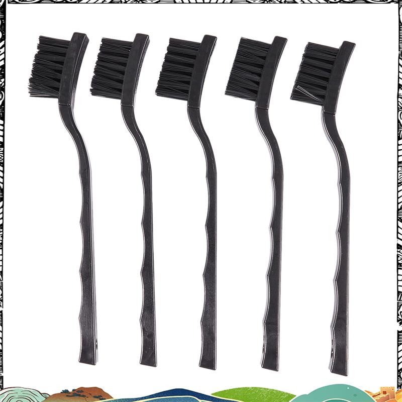 5 ชิ้นสีดําไม่ลื่นจับ PCB Rework ESD Anti Static แปรงปัดฝุ่น 17 ซม. neweer