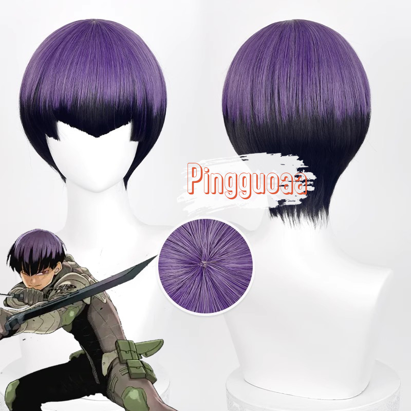 【Manmei】Kaiju No. 8 Soshiro Hoshina Cosplay Wig 30cm Short Heat Resistant Synthetic Hair