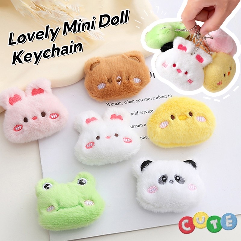 ตุ๊กตาสัตว์น่ารักตุ๊กตาพวงกุญแจ Creative Mini กระเป๋านักเรียน Charm SP077