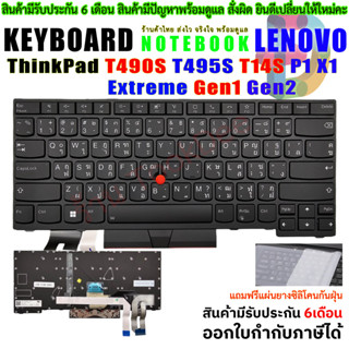 Keyboard for Lenovo ThinkPad T490S T495S T14S P1 X1 Extreme …