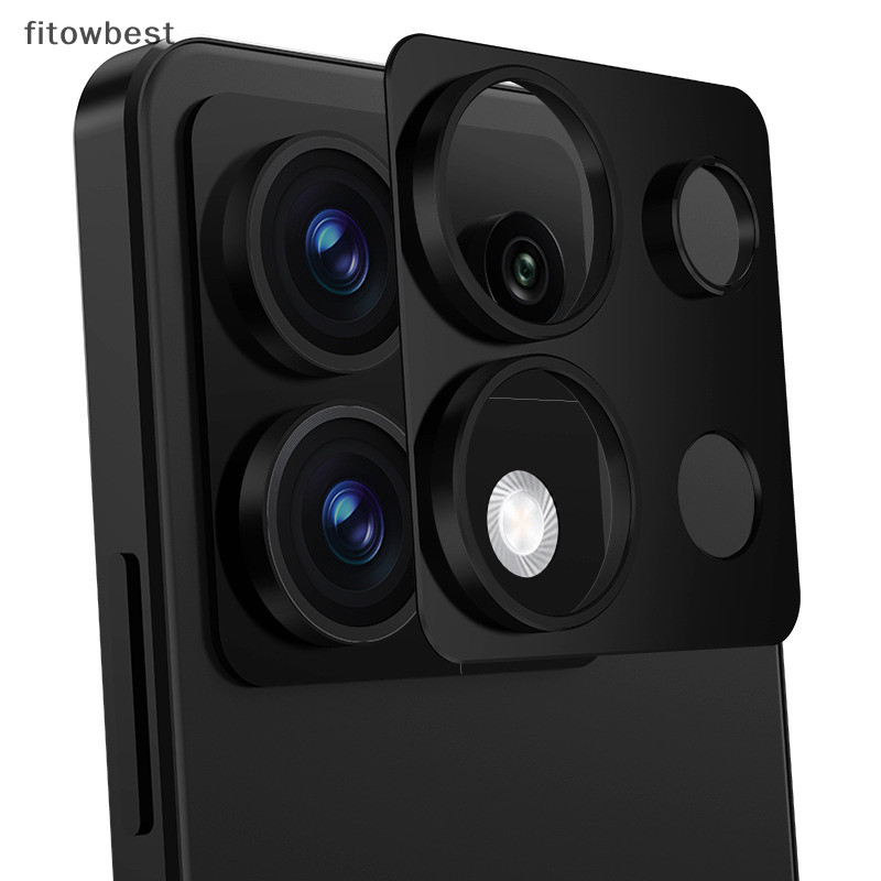 Fbth ตัวป้องกันเลนส์กล้อง Hollow ไม่มีกระจกสําหรับ Redmi Note Pro Plus 13 5G เลนส์กล้องแหวน Ptotective สําหรับ Note Pro 13 4G เลนส์ฟิล์ม QDD