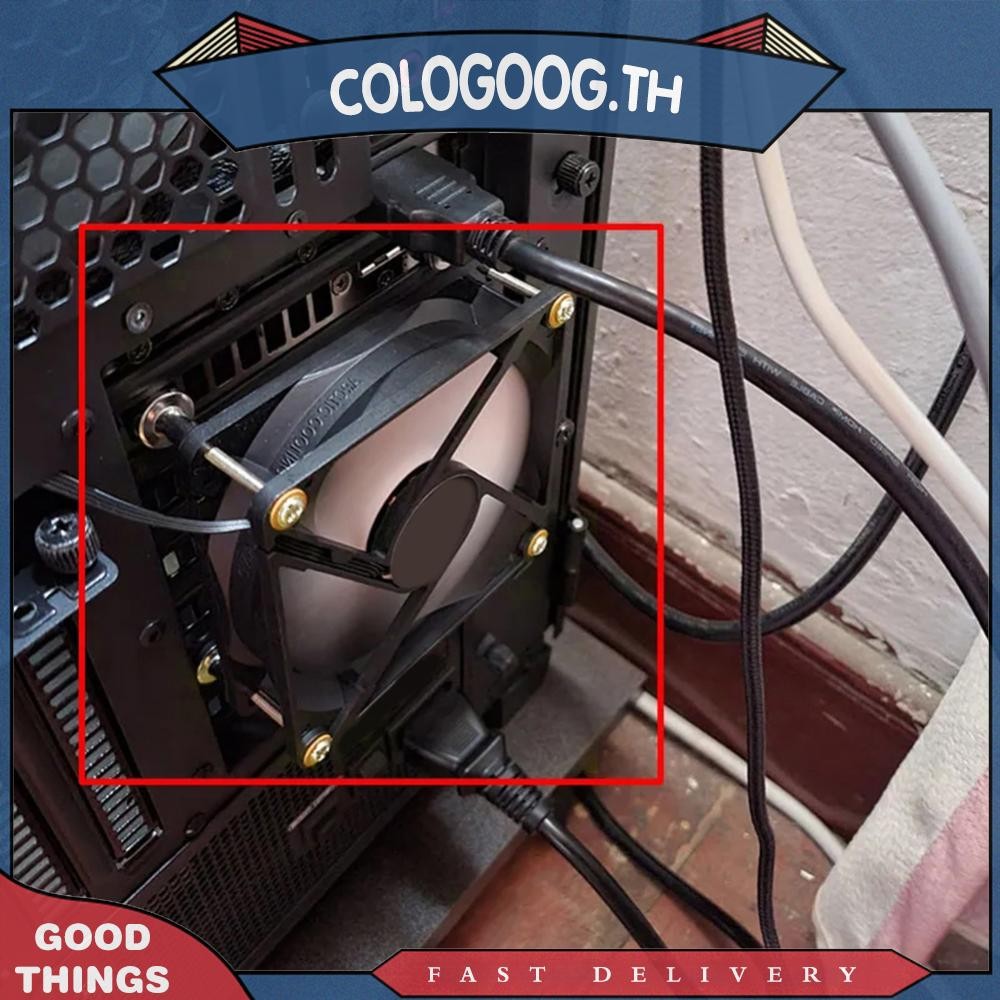 [colog.th] สกรูพัดลมแชสซี 4 ชิ้น Quieter Operation พัดลมระบายความร้อนสกรูอ่อนนุชสําหรับพัดลมเคสพีซี
