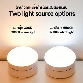 YTL ไฟเซ็นเซอร์ ไฟเซนเซอร์อัตโนมัติ ไฟหัวเตียง ไฟกลางคืน LED ชาร์จ USB 360 ° หมุนโดยพลการ
