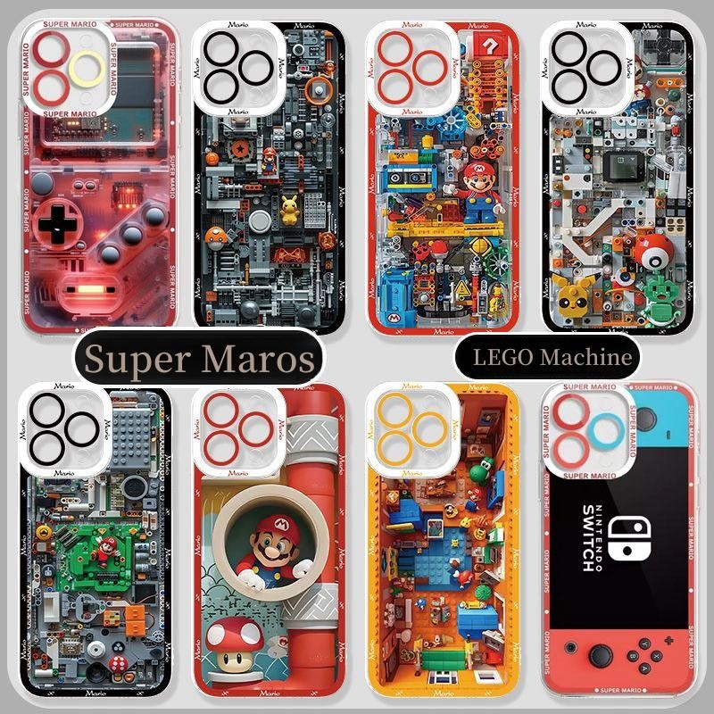 การ์ตูนsuper Mario BrosเกมสําหรับVIVO Y76 Y02 Y02T Y02A Y28 Y11 V21 V23 Y33 Y51 Y31 Y17S Y50 Y30 V30E V23E Y100 V40 5Gนุ่มอะนิเมะเคสโทรศัพท์