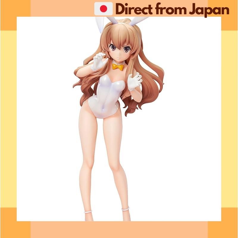 [Japan Shipped] Toradora! Taiga Aisaka Bare Legs Bunny Ver. 1/4 Scale Painted plastic figure.