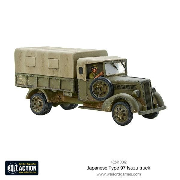 [พร้อมส่ง] WARLORD GAMES: BOLT ACTION: Japanese Type 97 Isuzu truck โมเดลยานพาหนะจำลองสงครามโลกครั้ง
