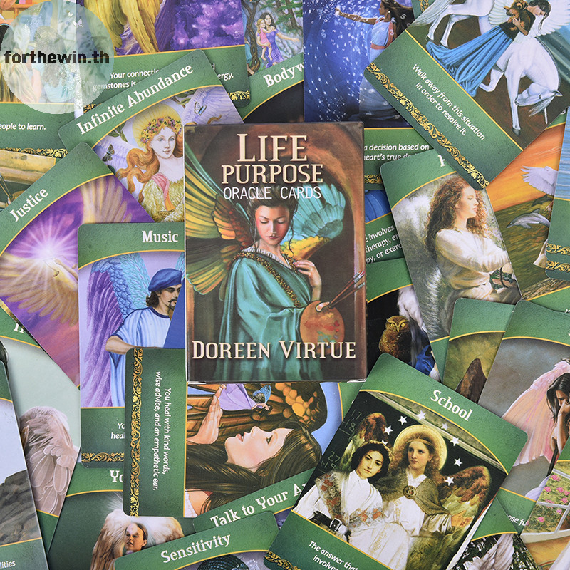 Forthewin Tarot Cards Table Deck Board Game Life Purpose Oracle Cards Fortune บอก th