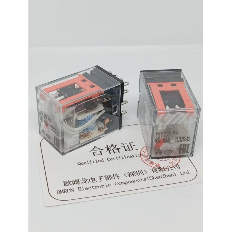 ราคาถูก! รีเลย์ ของแท้ใหม่  MY4N-GS 12VDC 24VDC  220vac MY4GS  12VAc 24vac ราคา ถูกที่สุด ดีลบีเคเค แกลเลอรีภาพที่ 8