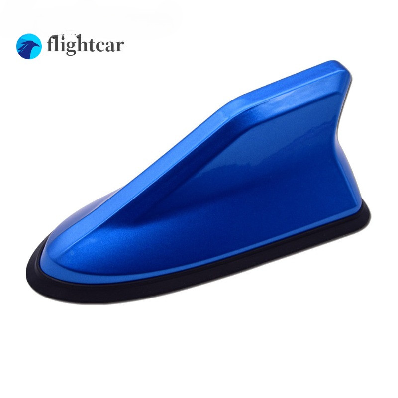 Universal รถ FM สัญญาณวิทยุเสาอากาศ Shark Fin Antenna FM/AM หลังคาตกแต่ง Aerial Replacement