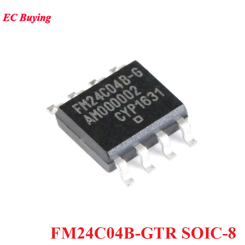 FM24 FM24C04 FM24C04B FM24C04B-GTR SOIC-8 4Kbit I2C อินเทอร์เฟซ FRAM Ferroelectric หน่วยความจํา 5V S