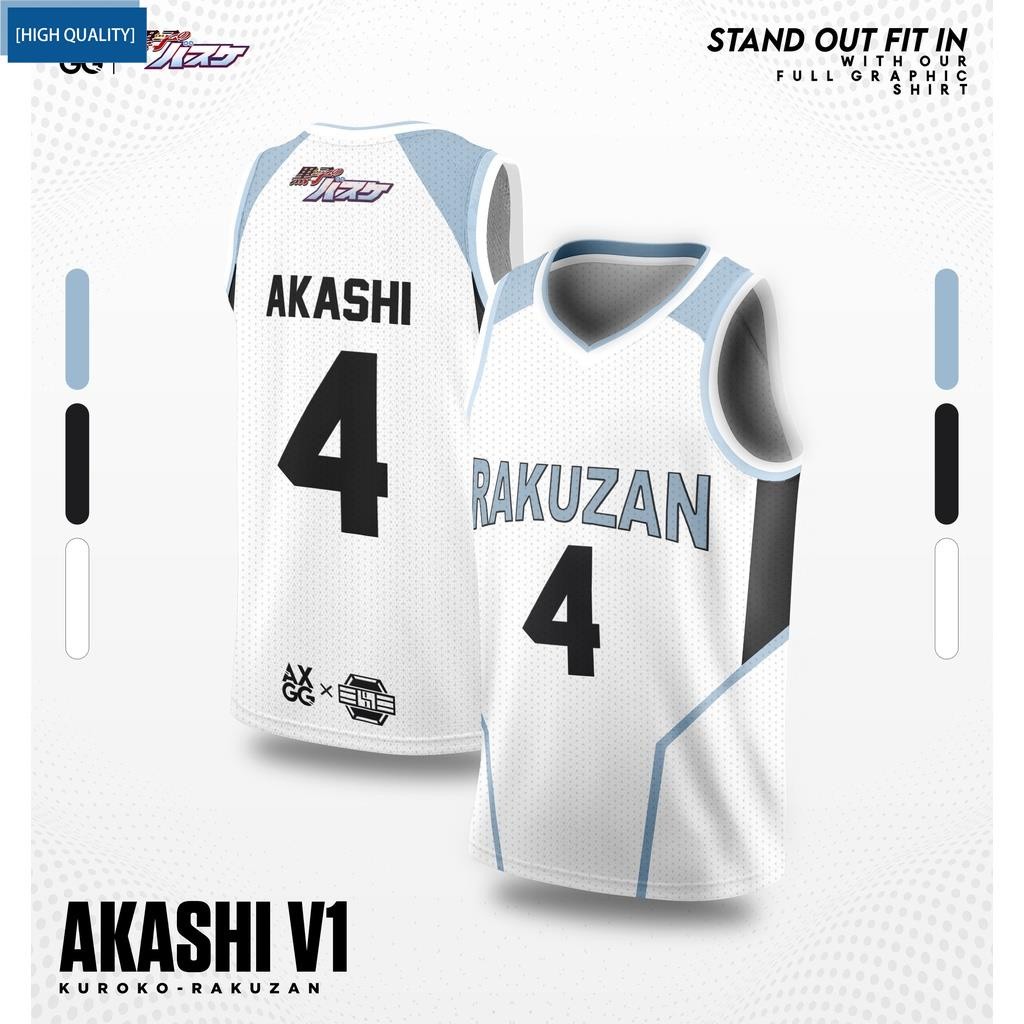 เสื้อบาสเก็ตบอลอนิเมะ Kuroko No Basket Akashi